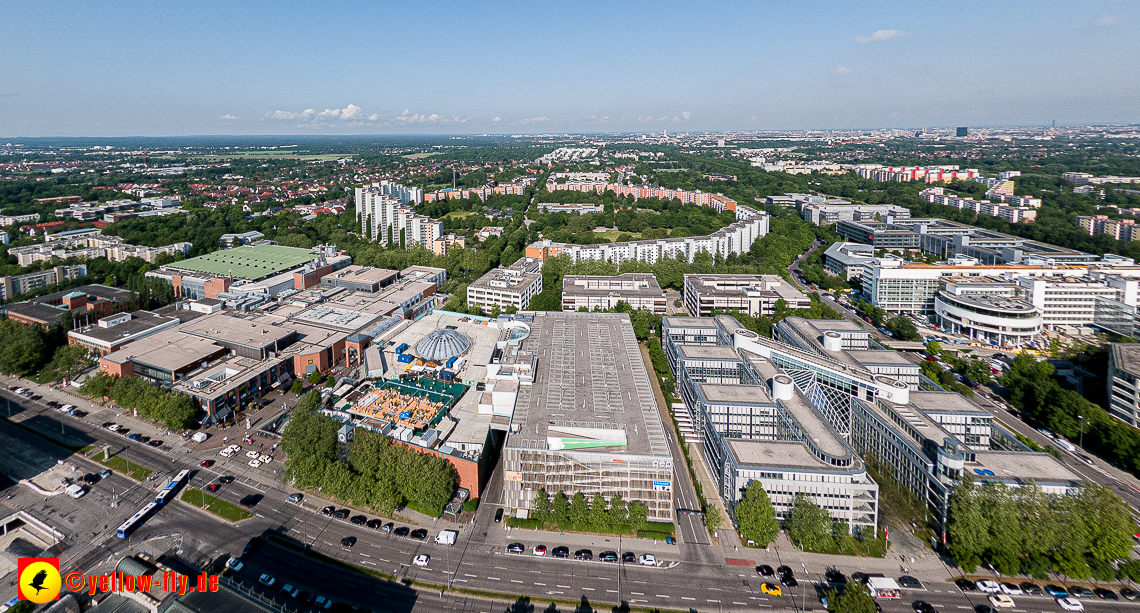 07.06.2023 - Neuperlachs neue Mitte mit PEP, Perlach Plaza, Share, Allianzversicherung und Wohnring